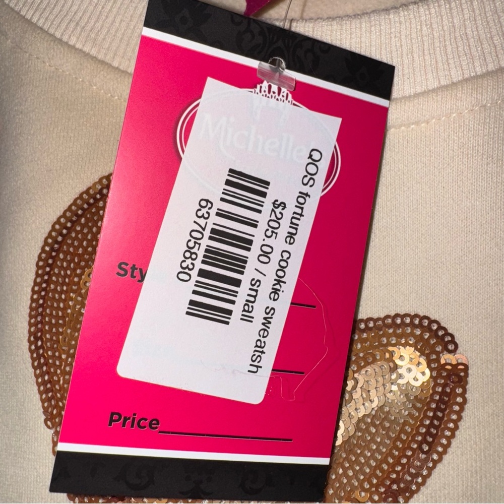 Fortune Cookie Sweatshirt by Queen of Sparkles. - Picture 4 of 5